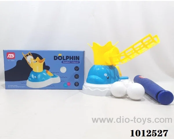 Dolphin baseball launcher in  color box