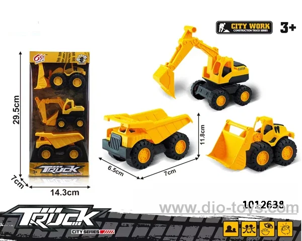 free wheel car 3 sets mixed loading in window box
