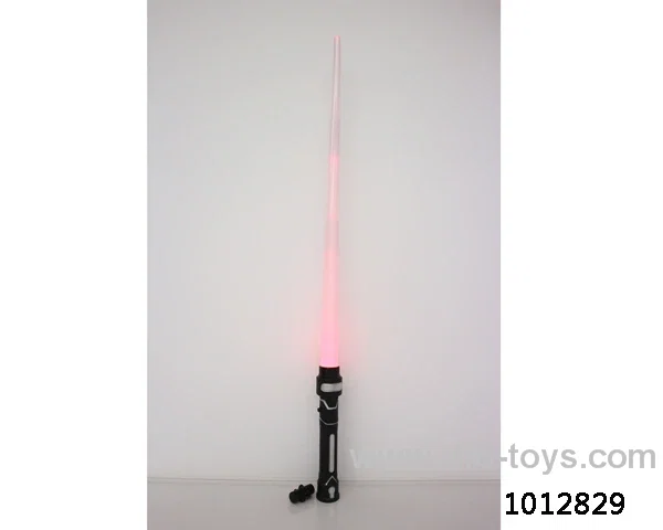 stretchable glowing sword with seven color light not include in opp bag