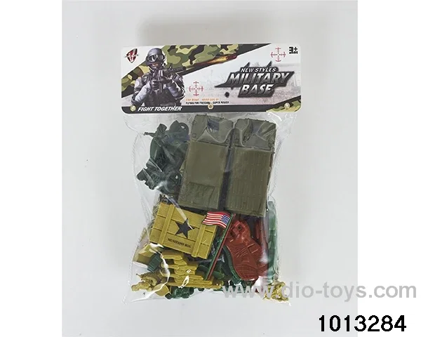 Military suit in 57pcs PVC bag