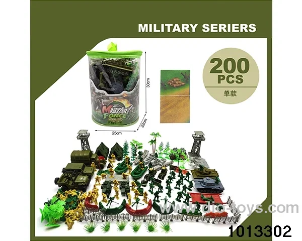 Military suit in PVC bag