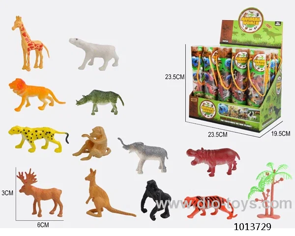 animal set in display box