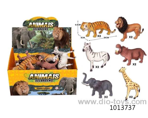 12pcs animal set in display box