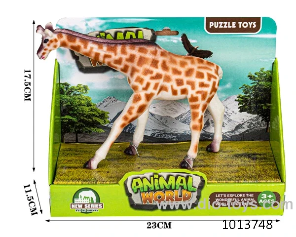 animal set in color box