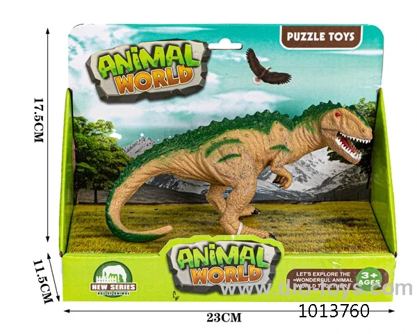 dinosaur set in color box