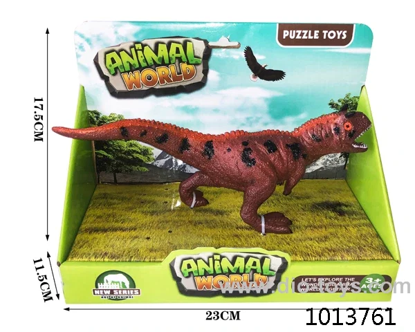 dinosaur set in color box