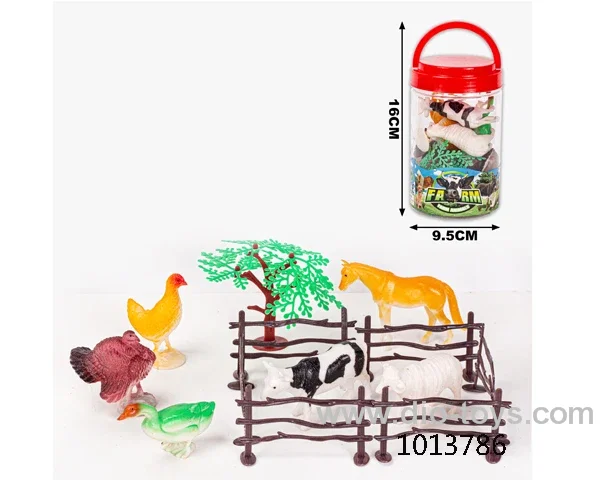 animal set in Barrel