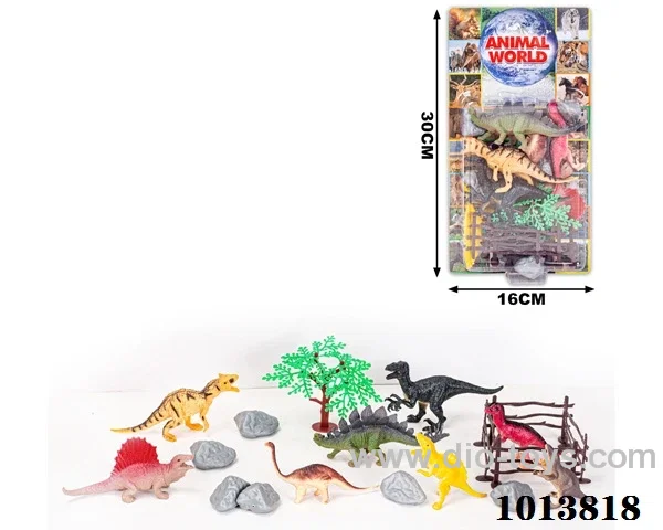 dinosaur set in Blister with insert