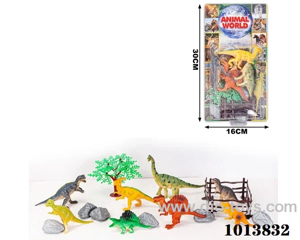 dinosaur set in Blister with insert