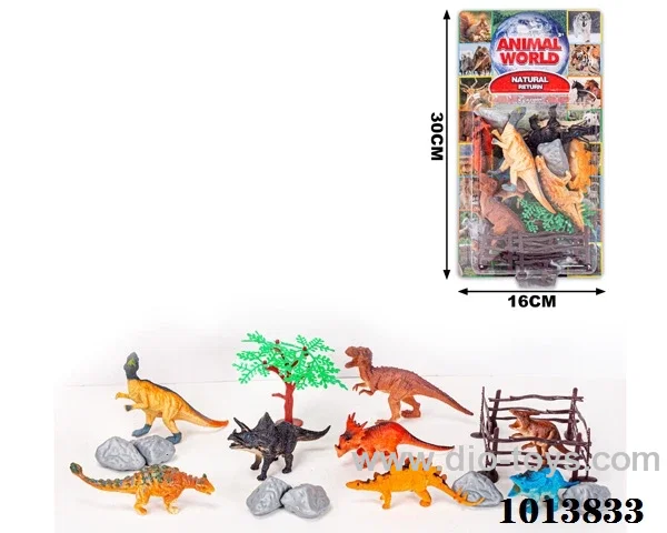 dinosaur set in Blister with insert