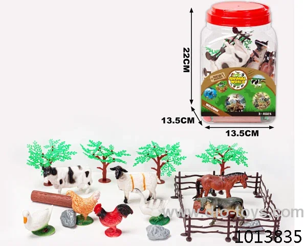 animal set in Barrel