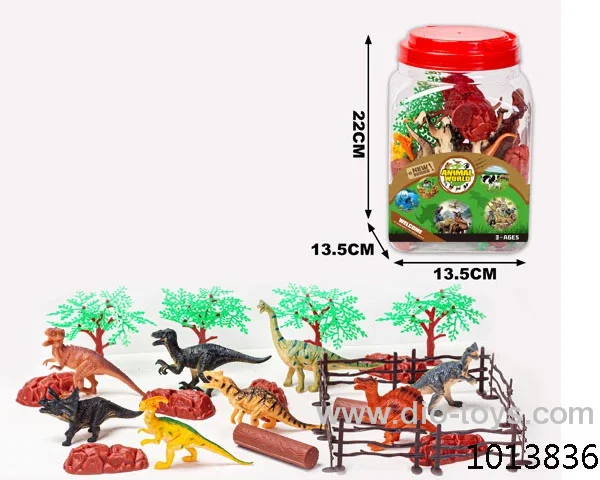 dinosaur set in Barrel