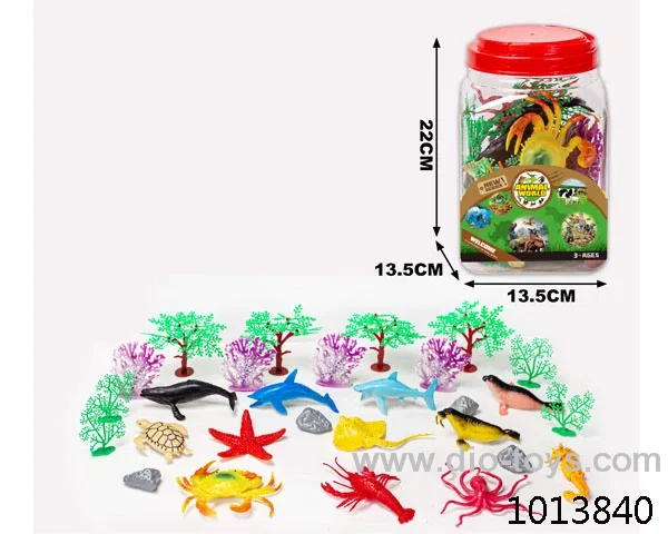 28pcs animal set in Cannon