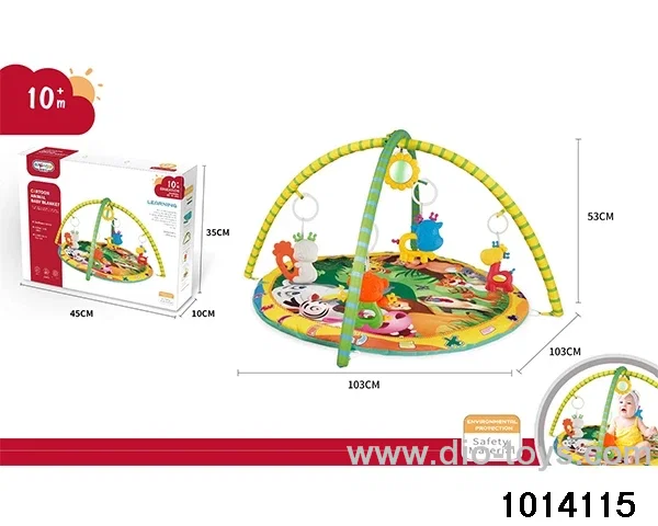 Round blanket baby mat in color box