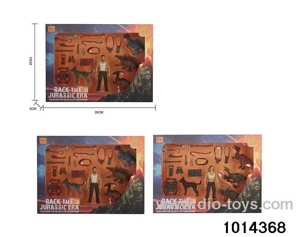 Simulation model toy set in window box