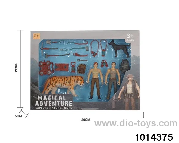 Simulation model toy set in window box