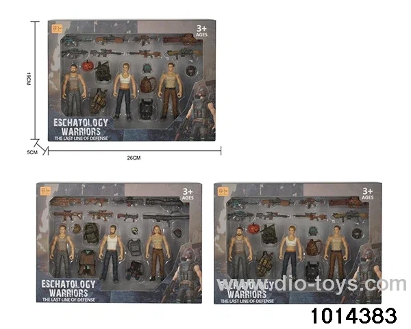 Simulation model toy set in window box