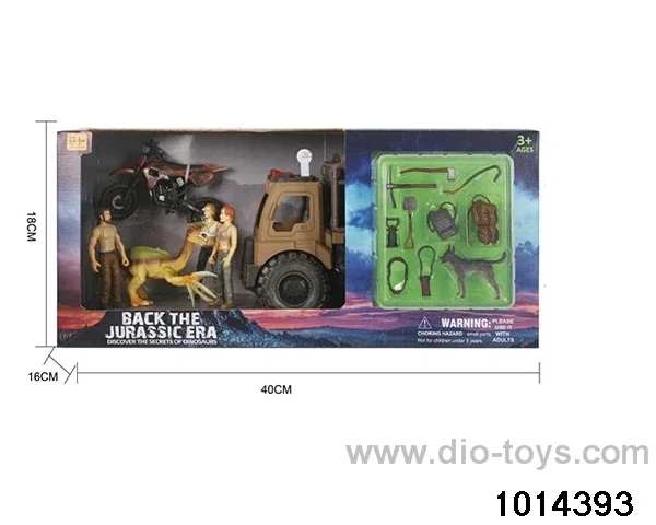 Simulation model toy set in display box