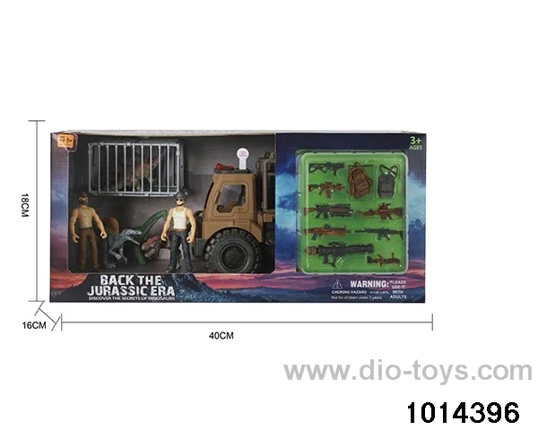 Simulation model toy set in display box