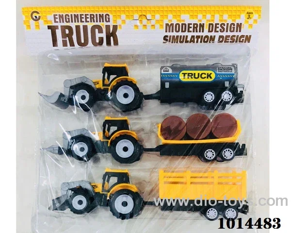 pull back car in  PP bag with header