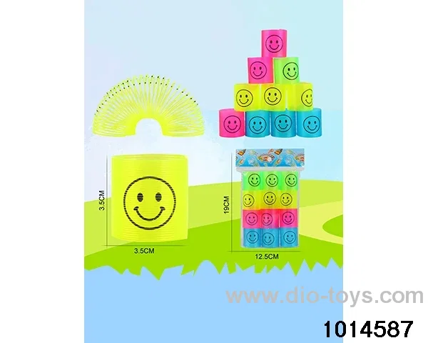 12pcs rainbow spring in opp bag