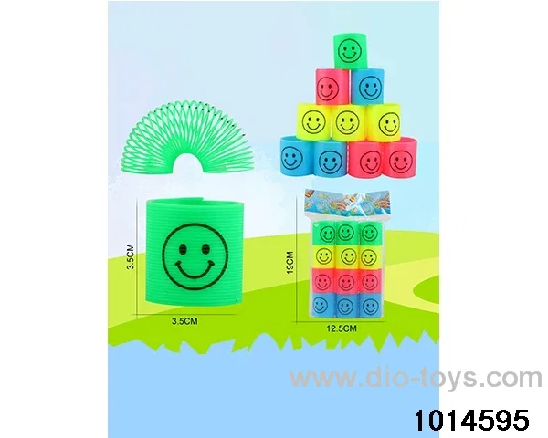12pcs rainbow spring in opp bag