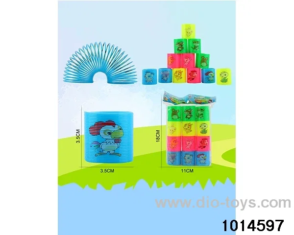 12pcs rainbow spring in opp bag