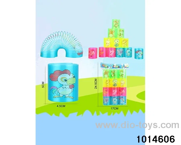 12pcs rainbow spring in opp bag