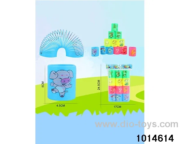 12pcs rainbow spring in opp bag