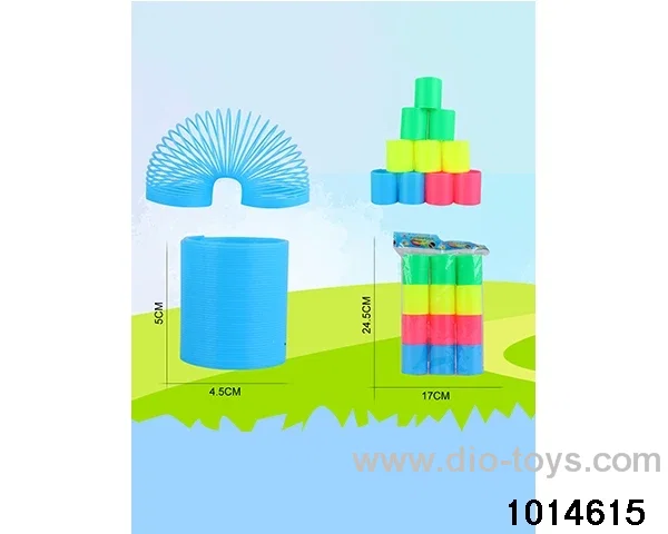 12pcs rainbow spring in opp bag