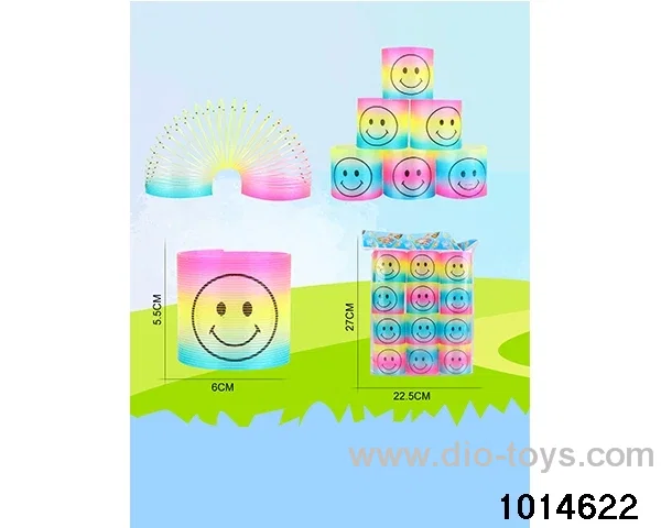 12pcs rainbow spring in opp bag