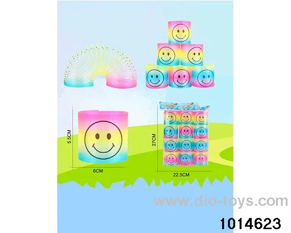 12pcs rainbow spring in opp bag