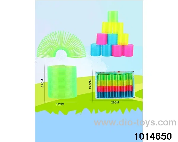 24pcs rainbow spring in box