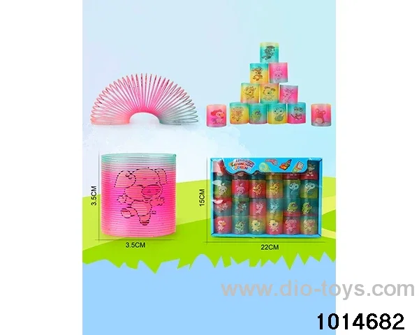 48pcs rainbow spring in box
