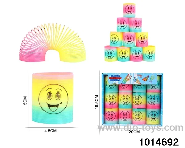 12pcs rainbow spring in box