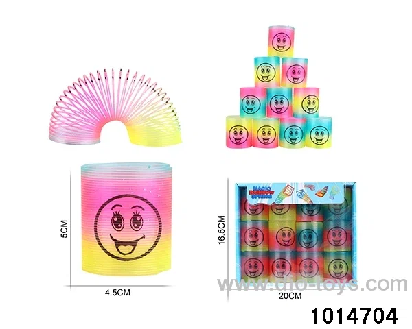 12pcs rainbow spring in box
