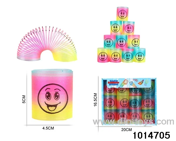 12pcs rainbow spring in box