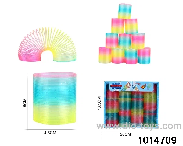 12pcs rainbow spring in box