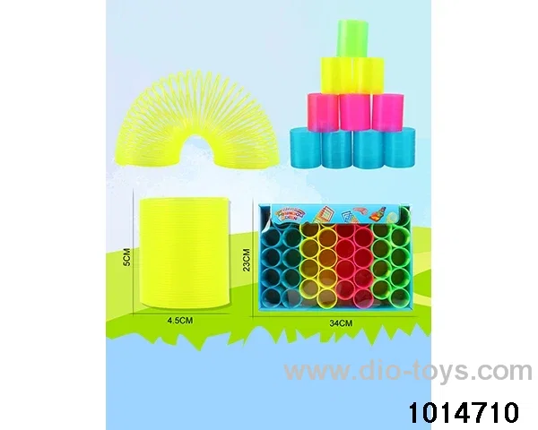36pcs rainbow spring in box