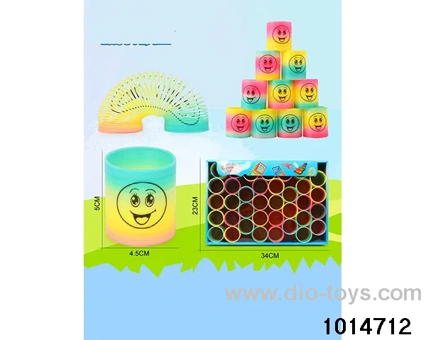 36pcs rainbow spring in box