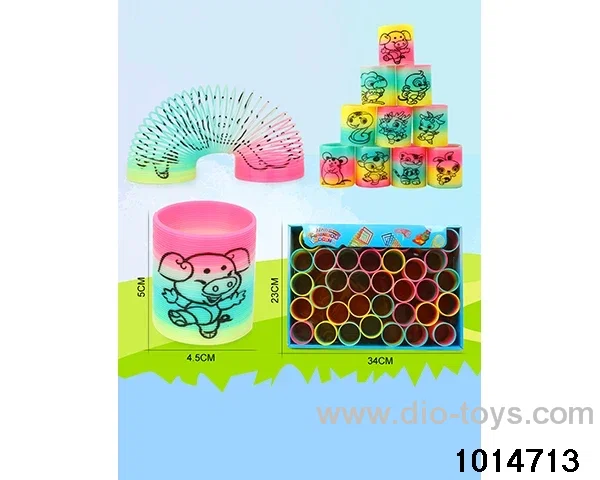 36pcs rainbow spring in box