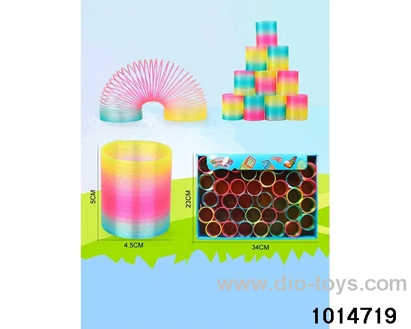 36pcs rainbow spring in box