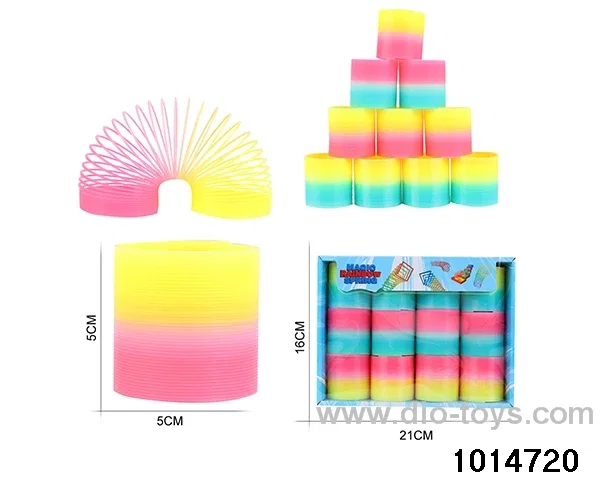 12pcs rainbow spring in box