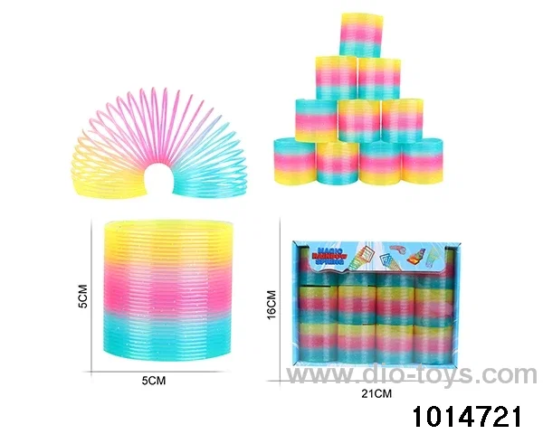12pcs rainbow spring in box