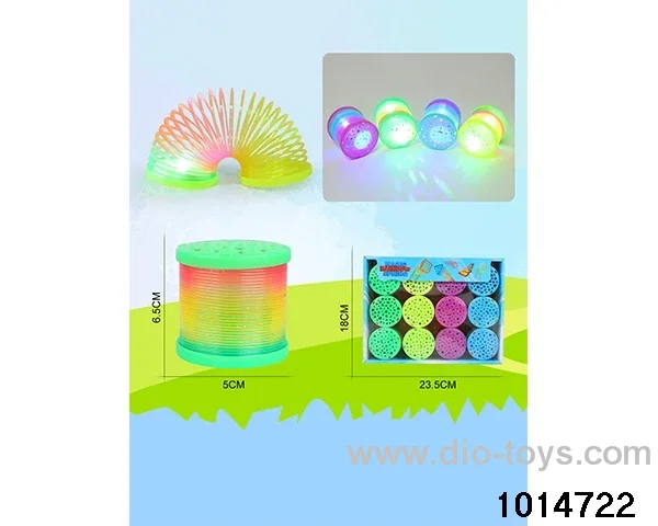 12pcs rainbow spring in box