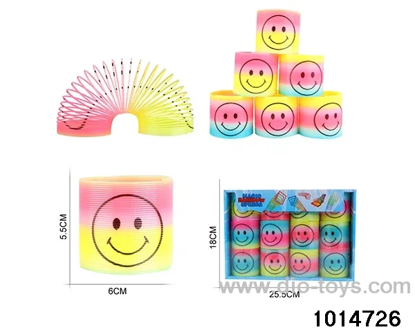 12pcs rainbow spring in box