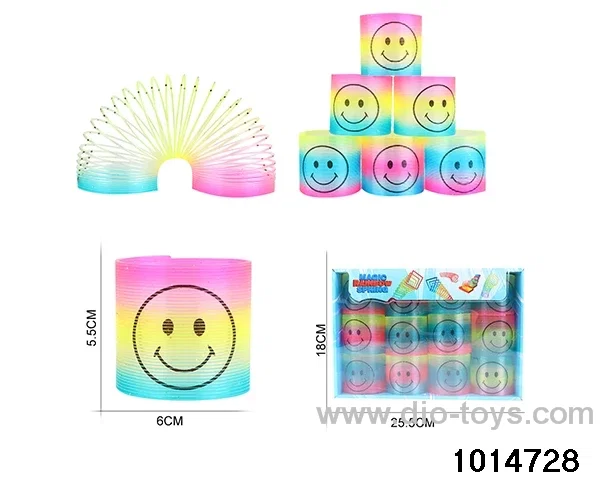 12pcs rainbow spring in box