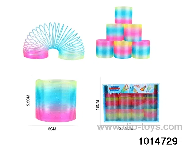 12pcs rainbow spring in box