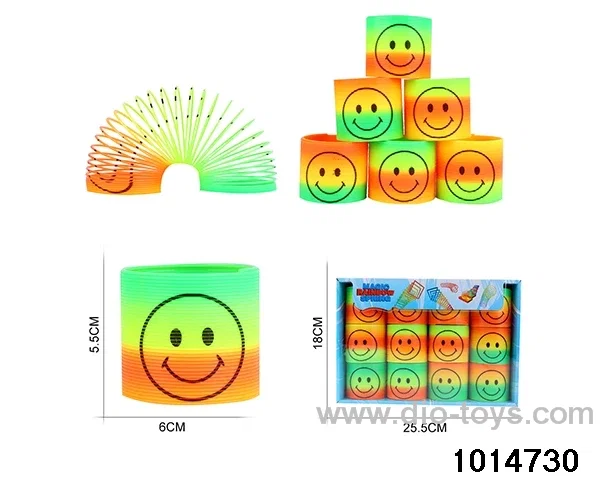 12pcs rainbow spring in box