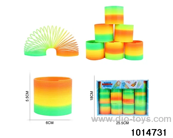 12pcs rainbow spring in box